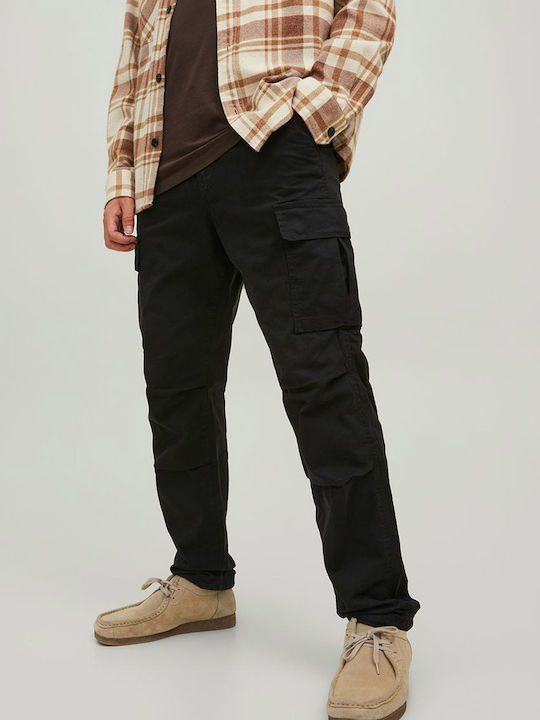 Jack & Jones Παντελόνι Cargo Black
