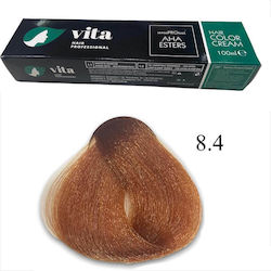 Vita Hair Professional hair color cream Χάλκινο 8.4 100ml