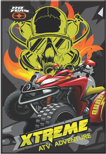 No Fear Τετράδιο Ριγέ Β5 40 Φύλλων Extreme Atv-Tiger (Διάφορα Σχέδια)