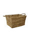 Atmosphera Dekorativer Korb Korbweide mit Griffen Braun 42x32x24cm