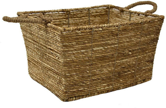 Atmosphera Dekorativer Korb Korbweide mit Griffen Braun 42x32x24cm