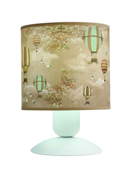 ArkoLight Kinder Nachttischlampe Heißluftballon Braun 21x16x22εκ.