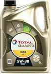 Total Συνθετικό Λάδι Αυτοκινήτου Quartz 9000 FUT FGC 5W-30 C2/C3 5lt