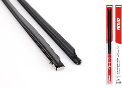 AMiO Driver/Passenger Car Wiper Rubber 600mm Universal