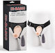 Chisa Novelties Harness με Dildo 19cm και Δόνηση στο χρώμα του δέρματος