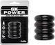 Chisa Novelties Quad Play Cock Ring Black