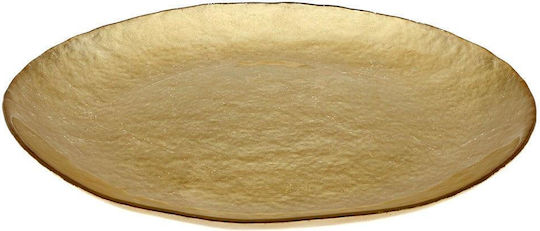 Cryspo Trio Serving Platter Gold with Diameter 28cm