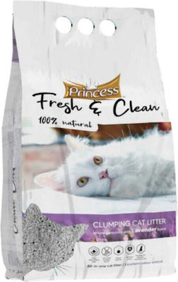 Princess Fresh & Clean Cat Litter Fine-Grained with Lavender Scent 5lt 24787