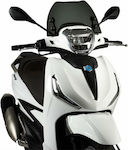 Malossi Motorcycle Windshield & Windscreen Tinted Visor for Piaggio Beverly 300 / Beverly 400 4519027