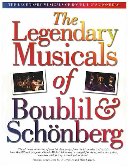 Wise Publications The Legendary Musicals Of Boublil & Schonberg Sheet Music for Piano