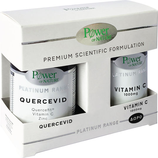 Power Of Nature Platinum Range Quercevid Besondere Nahrungsergänzungsmittel Für Die Stärkung Des Immunsystems 30 Kapseln