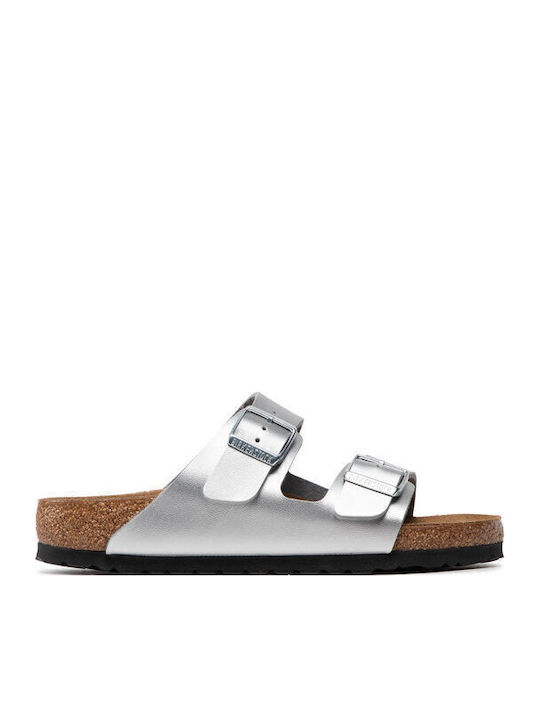 Birkenstock Arizona Дамски Сандали Сребърни Нор...