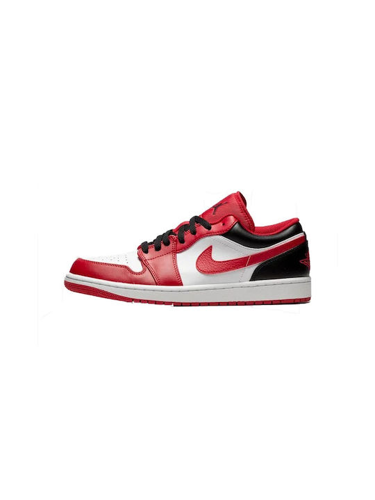 Jordan Air Jordan 1 Low Мъжки Маратонки White / Gym Red / Black