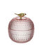Inart Glass Vase 8x8x9cm