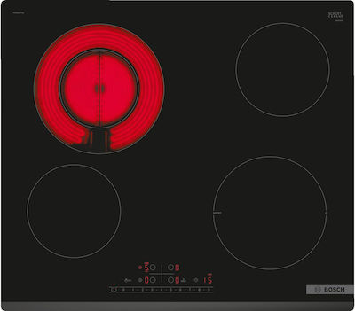 Bosch Autonomous Cooktop with Ceramic Burners and Locking Function 59.2x51.3cm