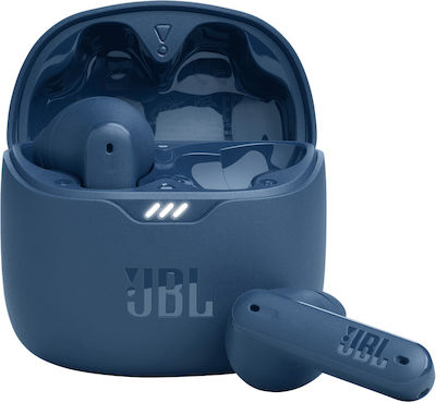 JBL Tune Flex TWS Earbud Bluetooth Handsfree Headphone Sweat Resistant and Charging Case Blue