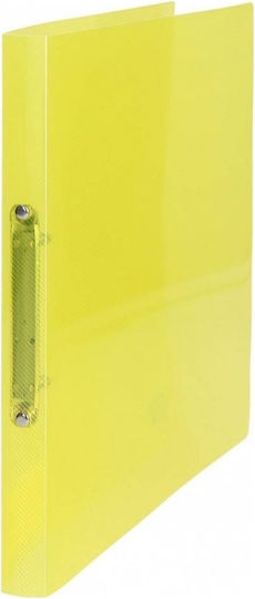 Skag Clipboard with 2 Rings 2/20 for Paper B5 Yellow 1pcs