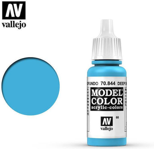 Acrylicos Vallejo Model Χρώμα Μοντελισμού Deep Sky Blue 17ml