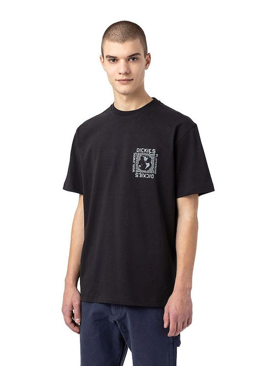 Dickies Marbury Ανδρικό T-shirt Μαύρο με Λογότυπο