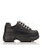Η9008B Γυναικεία Chunky Sneakers Μαύρα