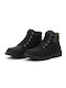 Geox J Shaylax Kids Anatomic Boots with Lace Black