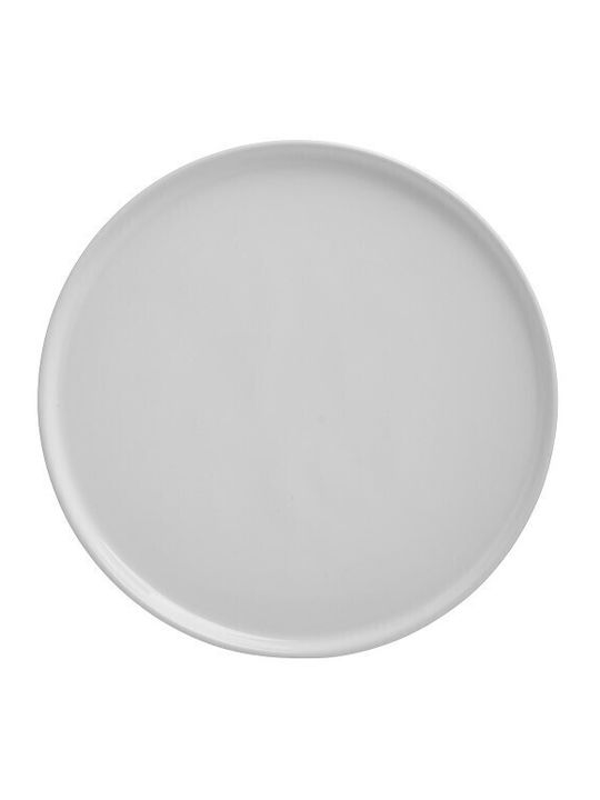 Click Plate Desert Ceramic White with Diameter 21cm 1pcs