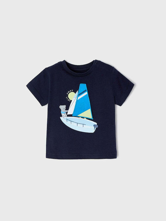 Mayoral Tricou pentru copii Albastru marin