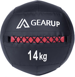 Gearup Μπάλα Wall 14kg σε Μαύρο Χρώμα