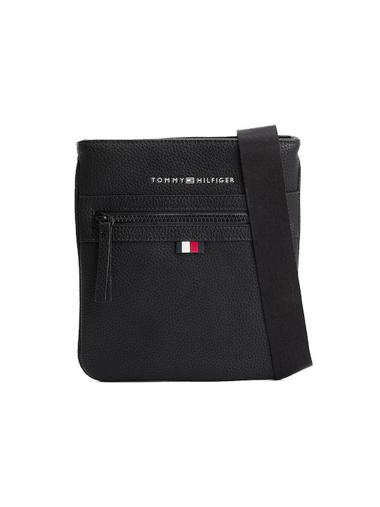 Tommy Hilfiger Ανδρική Τσάντα Ώμου / Χιαστί σε Μαύρο χρώμα