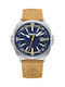 Timberland Williston Uhr Batterie mit Braun Lederarmband