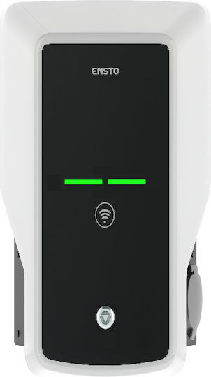 Ensto Chago Wallbox Wall Mounted Three-Phase 22kW Charging Station Type 2 (EVB103-BLBC)