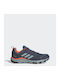 Terrex Tracerocker 2.0 GTX Sport Shoes Trail Running Waterproof with Gore-Tex Membrane Shadow Navy / Magic Grey Met / Impact Orange