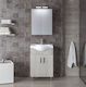 Martin Siena 55 Countertop with Sink & Mirror M...