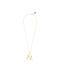 Karl Lagerfeld Necklace Monogram Gold Plated