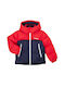Kinderjacke Kurz mit Kapuze Rot