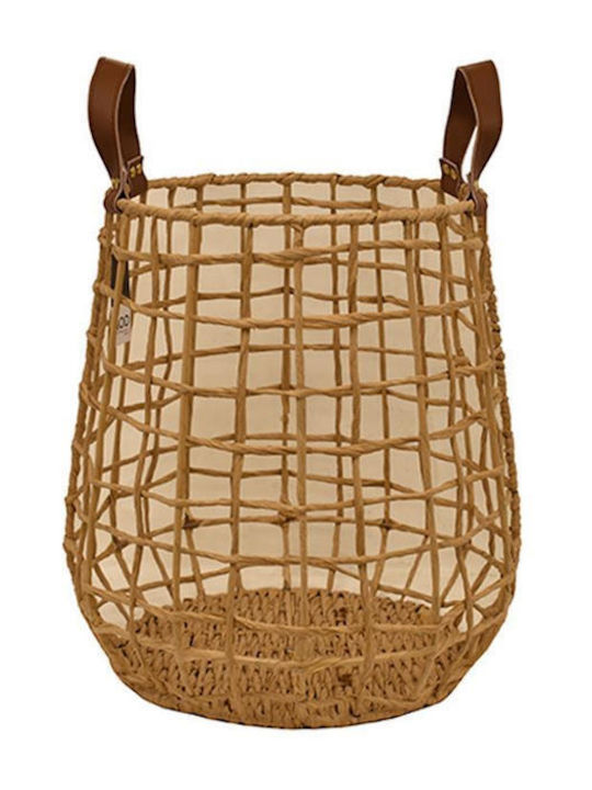 Wicker Decorative Basket 27.5x27.5x36cm Atmosphera