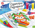 AS Painting Junior με Χρώματα Νερομπογιάς for Children 3++ Years Βlue