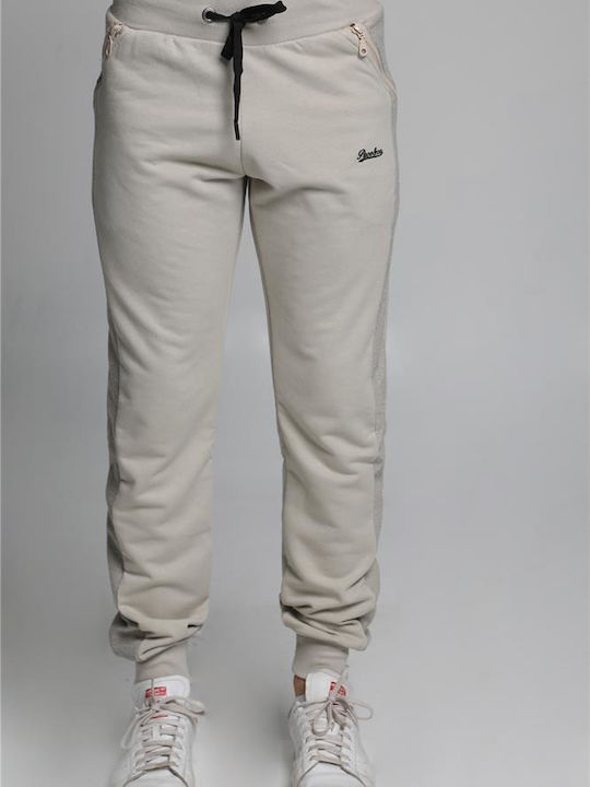 Paco & Co Men's Sweatpants with Rubber Beige