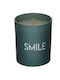 Click Scented Candle Jar Green 7x8cm 1pcs