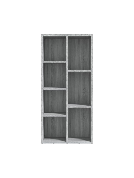 Bookcase Gray 50x25x106cm