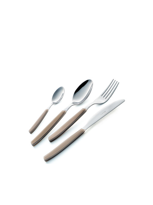 EME Cromo Set de Tacâmuri Inoxidabil Hazelnut 16buc