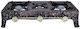 92951 Liquid Gas Countertop Triple Burner Brown