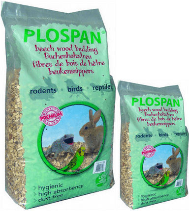 Plospan Beechwood Ροκανίδια για Κλουβί Τρωκτικών 15kg