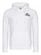 Claughton 117032 Men's Sweatshirt with Hood & Pockets White