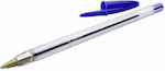 Bic Cristal Pen Ballpoint 1mm with Blue Ink