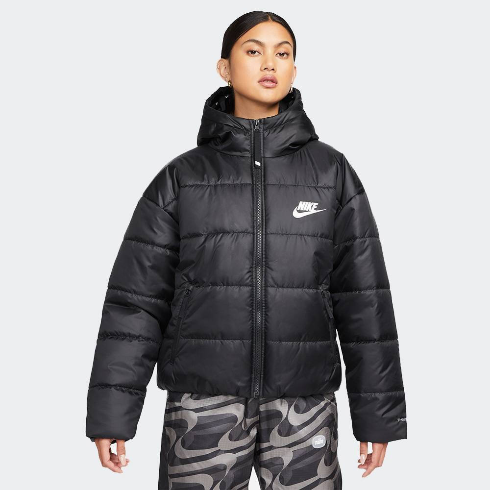 Nike Sportswear Therma Fit Repel Κοντό Γυναικείο Puffer Μπουφάν για Χειμώνα  Μαύρο DX1797-010 | Skroutz.gr