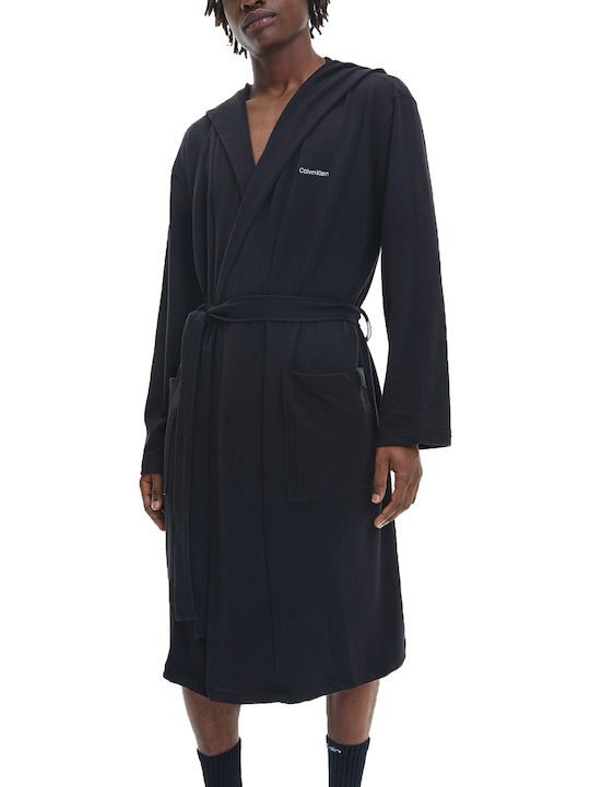 Calvin Klein Winter Herren-Robe Schwarz Calvin Klein Winter Herren-Robe Schwarz