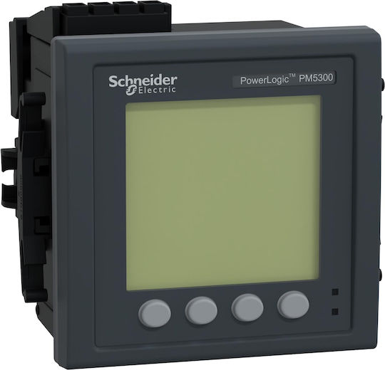 Schneider Electric Αναλυτής Ενέργειας Ηλεκτρολογικού Πίνακα Ψηφιακό Πόρτας / Χωνευτό Μονοφασικό Modbus METSEPM5310