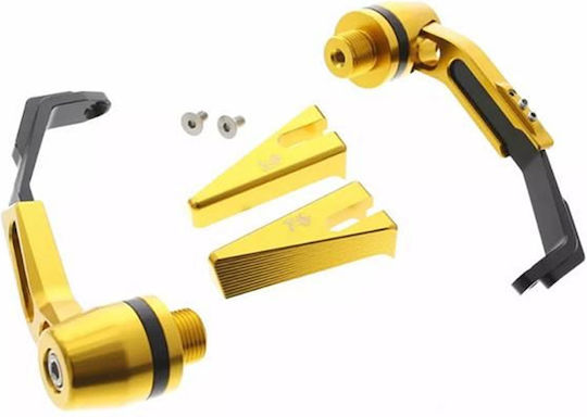 Benelli Motorcycle Protective Hand Guards for TNT 125 2017-2022 with Handguards in Gold Colour