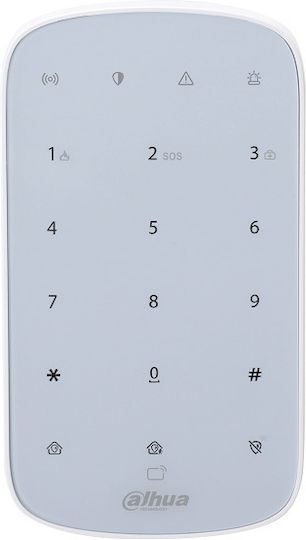 Dahua ARK30T-W2(868) Ασύρματο Πληκτρολόγιο Συναγερμού σε Λευκό Χρώμα